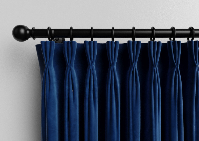 Sunningdale, Indigo - Made to Measure Curtains - Image 11